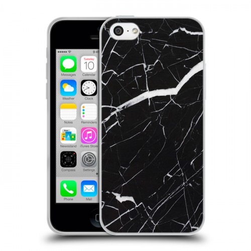 Дизайнерский пластиковый чехол для Iphone 5c Мрамор текстура