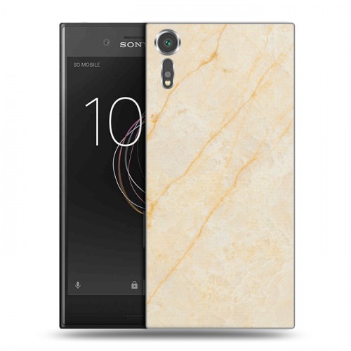 Дизайнерский пластиковый чехол для Sony Xperia XZs Мрамор текстура