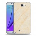 Дизайнерский пластиковый чехол для Samsung Galaxy Note 2 Мрамор текстура