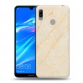 Дизайнерский пластиковый чехол для Huawei Y6 (2019) Мрамор текстура