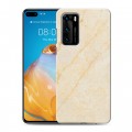 Дизайнерский силиконовый с усиленными углами чехол для Huawei P40 Мрамор текстура