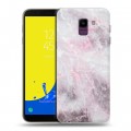 Дизайнерский пластиковый чехол для Samsung Galaxy J6 Мрамор текстура