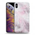 Дизайнерский силиконовый чехол для Iphone Xs Max Мрамор текстура