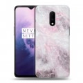 Дизайнерский пластиковый чехол для OnePlus 7 Мрамор текстура