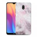 Дизайнерский силиконовый с усиленными углами чехол для Xiaomi RedMi 8A Мрамор текстура