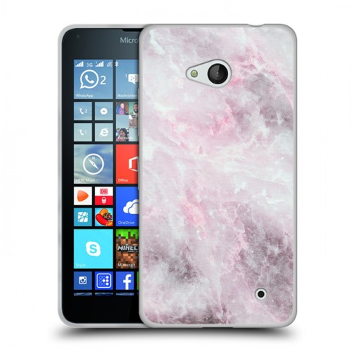 Дизайнерский пластиковый чехол для Microsoft Lumia 640 Мрамор текстура