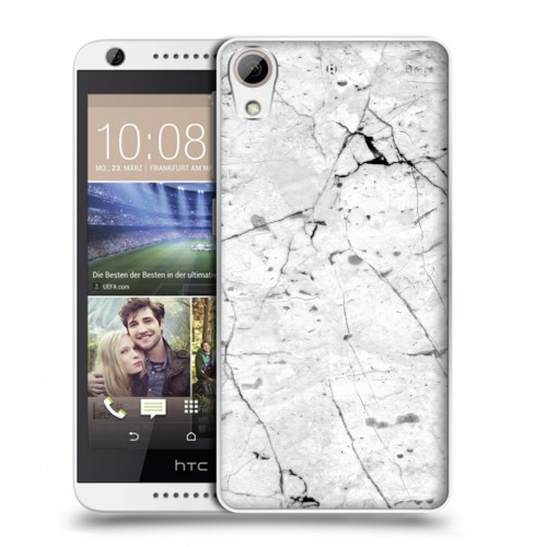 Дизайнерский силиконовый чехол для HTC Desire 626 Мрамор текстура