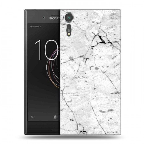 Дизайнерский пластиковый чехол для Sony Xperia XZs Мрамор текстура