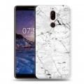 Дизайнерский пластиковый чехол для Nokia 7 Plus Мрамор текстура