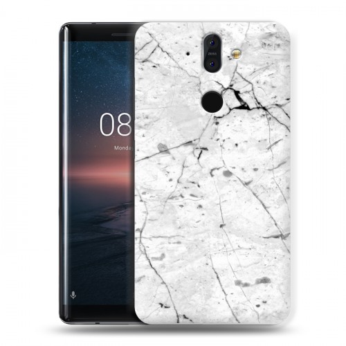 Дизайнерский пластиковый чехол для Nokia 8 Sirocco Мрамор текстура