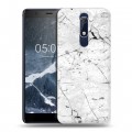 Дизайнерский пластиковый чехол для Nokia 5.1 Мрамор текстура