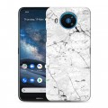 Дизайнерский силиконовый чехол для Nokia 8.3 Мрамор текстура