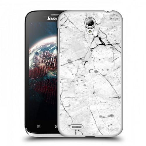 Дизайнерский пластиковый чехол для Lenovo A859 Ideaphone Мрамор текстура