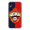 Дизайнерский пластиковый чехол для Iphone Xr Цска