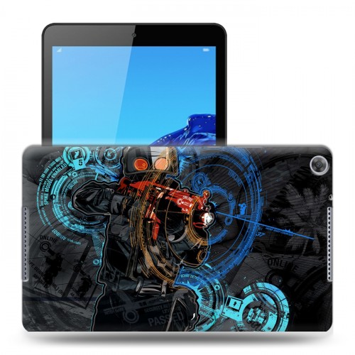 Дизайнерский силиконовый чехол для Huawei MediaPad M5 lite 8 Counter-strike
