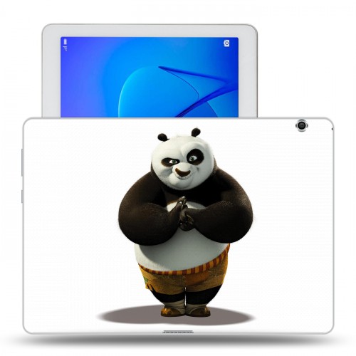 Дизайнерский силиконовый чехол для Huawei MediaPad T3 10 Кунг-фу панда