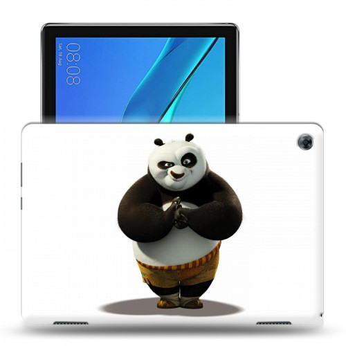 Дизайнерский силиконовый чехол для Huawei MediaPad M5 Lite Кунг-фу панда