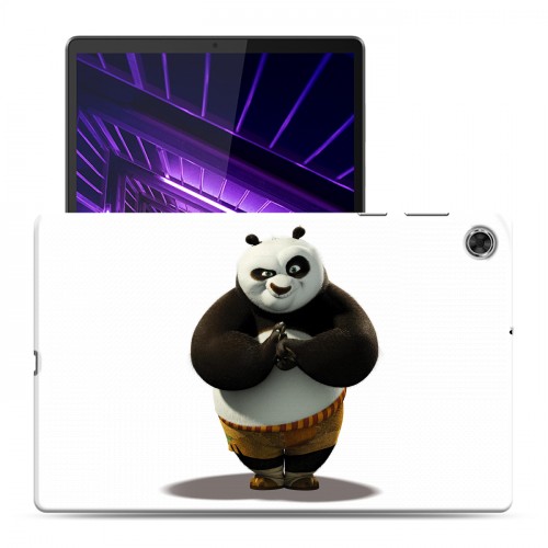 Дизайнерский силиконовый чехол для Lenovo Tab M10 Plus Кунг-фу панда