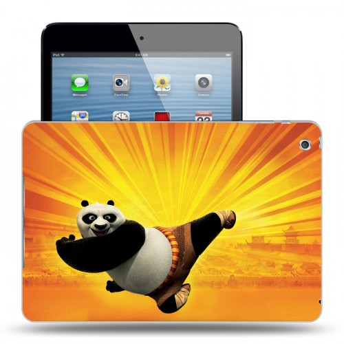 Дизайнерский пластиковый чехол для Ipad Mini Кунг-фу панда