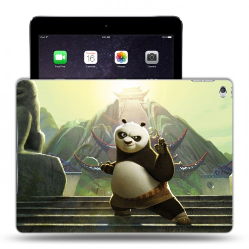 Дизайнерский пластиковый чехол для Ipad Air 2 Кунг-фу панда