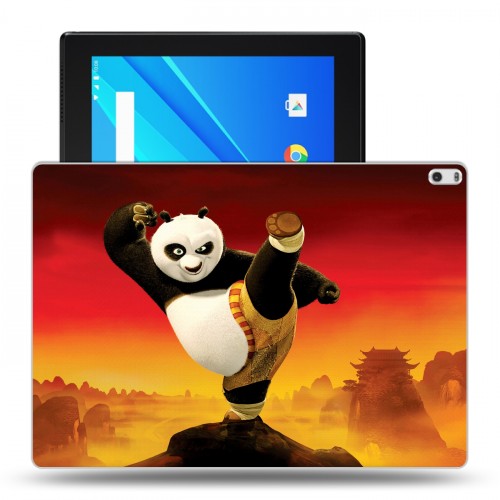 Дизайнерский силиконовый чехол для Lenovo Tab 4 10 Plus Кунг-фу панда