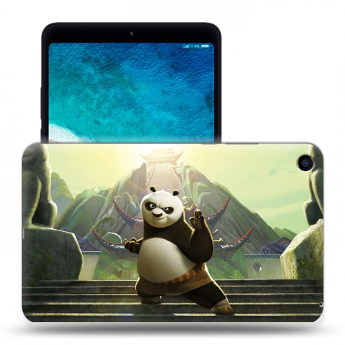 Дизайнерский силиконовый чехол для Xiaomi Mi Pad 4 Кунг-фу панда