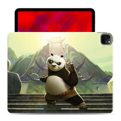 Дизайнерский пластиковый чехол для Ipad Pro 12.9 (2020) Кунг-фу панда
