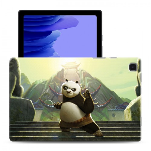 Дизайнерский силиконовый чехол для Samsung Galaxy Tab A7 10.4 (2020) Кунг-фу панда