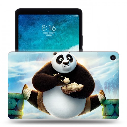 Дизайнерский силиконовый чехол для Xiaomi Mi Pad 4 Plus Кунг-фу панда