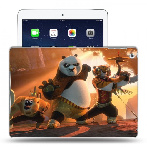 Дизайнерский пластиковый чехол для Ipad (2017) Кунг-фу панда