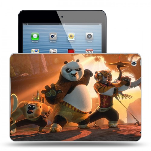 Дизайнерский силиконовый чехол для Ipad Mini Кунг-фу панда