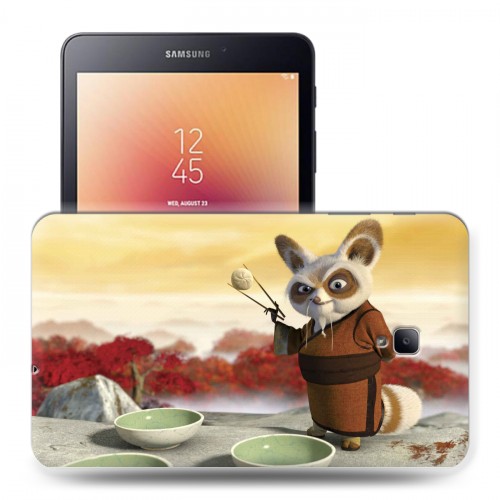 Дизайнерский силиконовый чехол для Samsung Galaxy Tab A 8.0 (2017) Кунг-фу панда