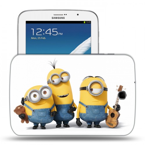 Дизайнерский силиконовый чехол для Samsung Galaxy Note 8.0 Миньоны