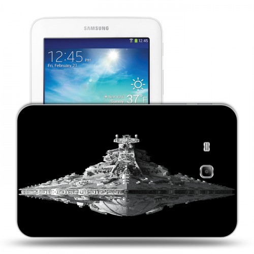 Дизайнерский силиконовый чехол для Samsung Galaxy Tab 3 Lite Звездные войны