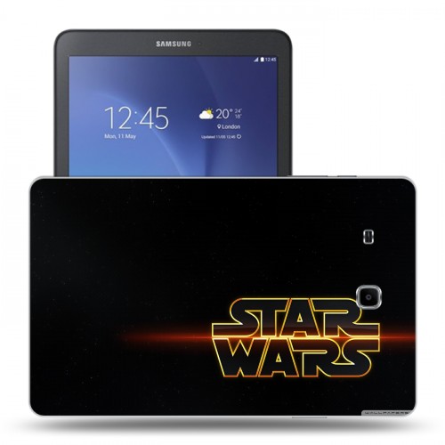 Дизайнерский силиконовый чехол для Samsung Galaxy Tab E 9.6 Звездные войны