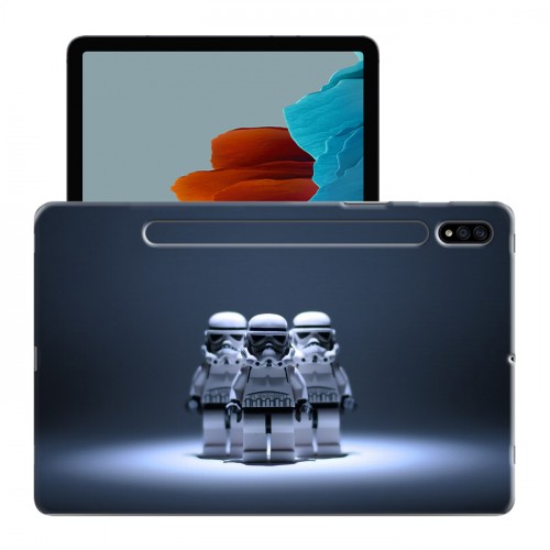 Дизайнерский силиконовый чехол для Samsung Galaxy Tab S7 Звездные войны