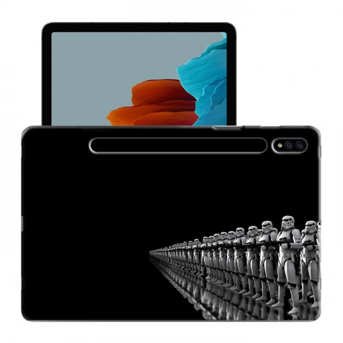 Дизайнерский силиконовый с усиленными углами чехол для Samsung Galaxy Tab S7 Звездные войны