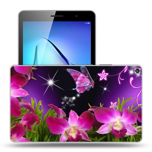 Дизайнерский силиконовый чехол для Huawei MediaPad T3 8 Бабочки