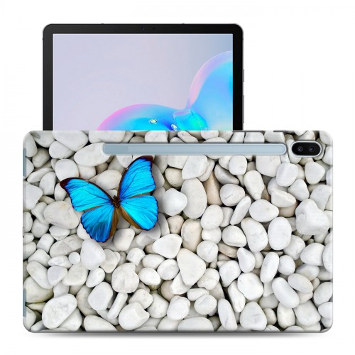 Дизайнерский силиконовый чехол для Samsung Galaxy Tab S6 Бабочки