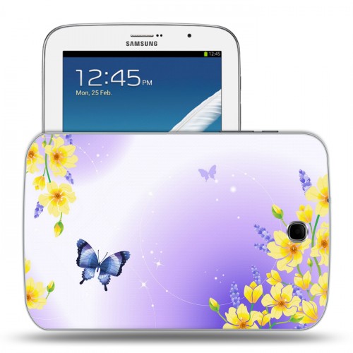 Дизайнерский силиконовый чехол для Samsung Galaxy Note 8.0 Бабочки