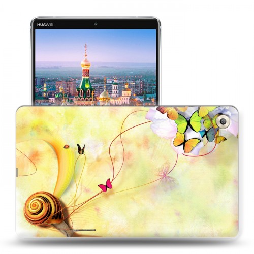 Дизайнерский пластиковый чехол для Huawei MediaPad M5 8.4 Бабочки