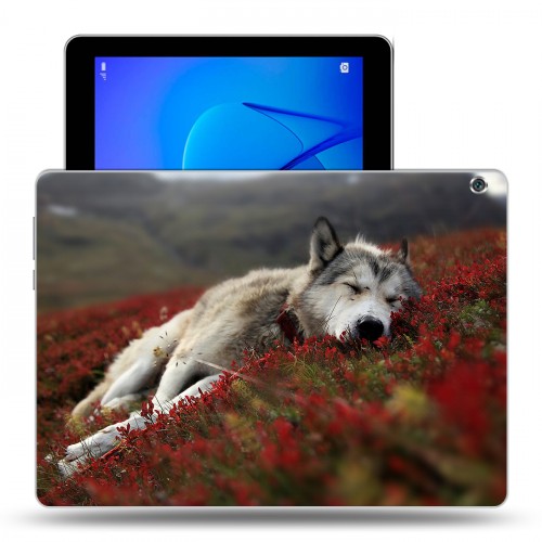 Дизайнерский силиконовый чехол для Huawei MediaPad M3 Lite 10 Волки