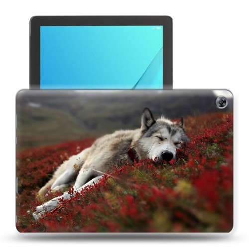 Дизайнерский силиконовый чехол для Huawei MediaPad M5 10.8 Волки