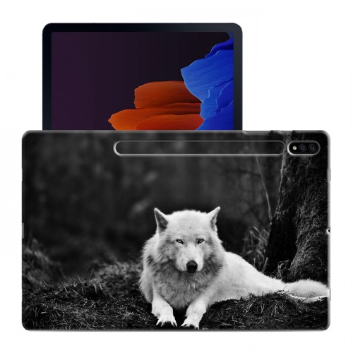 Дизайнерский силиконовый чехол для Samsung Galaxy Tab S7 Plus Волки