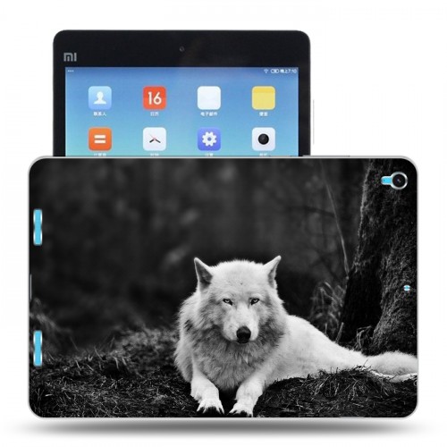 Дизайнерский силиконовый чехол для Xiaomi MiPad Волки