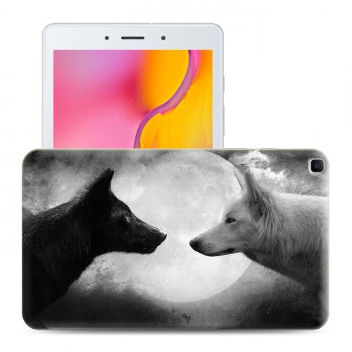 Дизайнерский силиконовый чехол для Samsung Galaxy Tab A 8.0 (2019) Волки