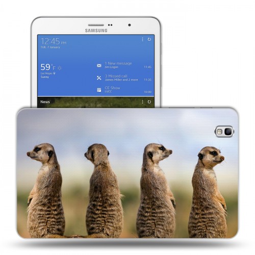 Дизайнерский силиконовый чехол для Samsung Galaxy Tab Pro 8.4 Грызуны