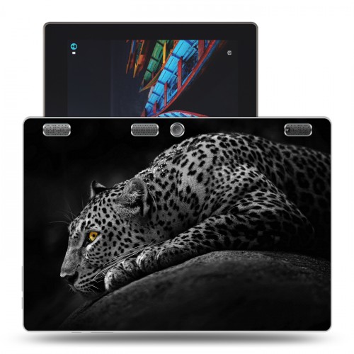 Дизайнерский силиконовый чехол для Lenovo Tab 2 A10 Леопард