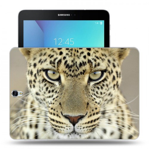 Дизайнерский силиконовый чехол для Samsung Galaxy Tab S3 Леопард