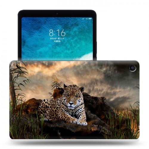 Дизайнерский силиконовый чехол для Xiaomi Mi Pad 4 Plus Леопард